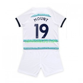 Camisolas de futebol Chelsea Mount 19 Criança Equipamento Alternativa 2022/23 Manga Curta